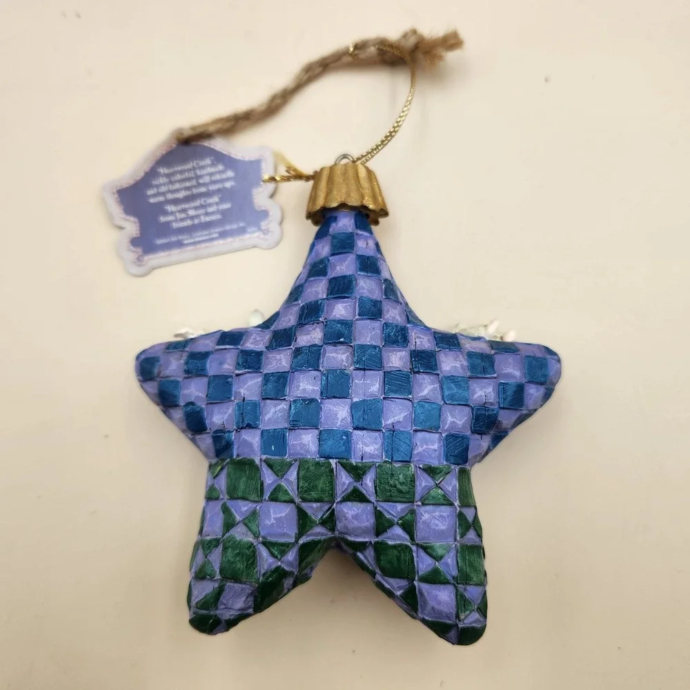 Jim Shore Heartwood Creek Christmas Nativity Scene Star Ornament Jesus Angels